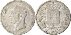 World Coins - Coin, France, Charles X, 5 Francs, 1828, Rouen, , Silver, KM:728.2