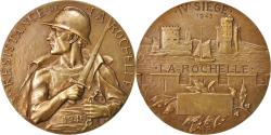 World Coins - France, Medal, La résistance de La Rochelle, History, 1945, Prud'homme.G