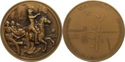 World Coins - France, Medal, Napoleon I, Bataille de Marengo, 1991, Bronze,