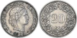 World Coins - Coin, Switzerland, 20 Rappen, 1939