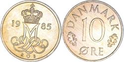 World Coins - Coin, Denmark, 10 Öre, 1985