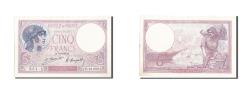 World Coins - Banknote, France, 5 Francs, 5 F 1917-1940 ''Violet'', 1925, 1925-01-07