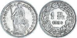 World Coins - Coin, Switzerland, Franc, 1906, Bern, , Silver, KM:24