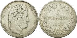 World Coins - Coin, France, Louis-Philippe, 5 Francs, 1844, Bordeaux, , Silver