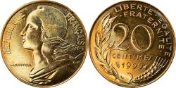 World Coins - Coin, France, Marianne, 20 Centimes, 1999, Paris, , Aluminum-Bronze