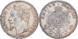 World Coins - France, Napoleon III, 5 Francs, Napoléon III, 1868, Paris, Silver,