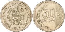 World Coins - Coin, Peru, 50 Centimos, 2005