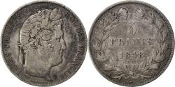 World Coins - Coin, France, Louis-Philippe, 5 Francs, 1848, Bordeaux, , Silver