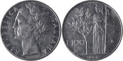 World Coins - Coin, Italy, 100 Lire, 1967