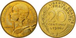World Coins - France, 20 Centimes, Marianne, 1980, Paris, Aluminum-Bronze,