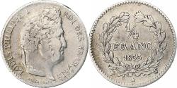 World Coins - France, 1/4 Franc, Louis-Philippe, 1833, Lille, Silver, , KM:740.13