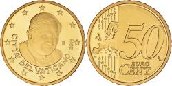 World Coins - VATICAN CITY, 50 Euro Cent, 2011, Rome, Proof, , Brass, KM:387
