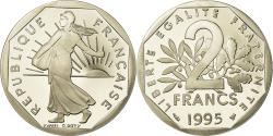 World Coins - Coin, France, Semeuse, 2 Francs, 1995, Paris, Proof, , Nickel