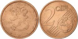 World Coins - Finland, 2 Euro Cent, 2004, Vantaa, Copper Plated Steel,