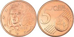 World Coins - France, 5 Euro Cent, 2008, BU, , Copper