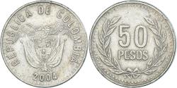 World Coins - Coin, Colombia, 50 Pesos, 2004