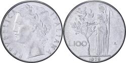 World Coins - Italy, 100 Lire, 1979, Rome, Stainless Steel, , KM:96.1