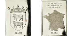 World Coins - France, Medal, Les Armoiries des Provinces de France, Béarn, 1976,