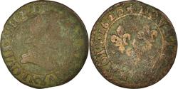 World Coins - Coin, France, Louis XIII, Double tournois, buste juvénile, Double Tournois