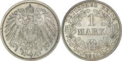 World Coins - Coin, GERMANY - EMPIRE, Wilhelm II, Mark, 1914, Karlsruhe, , Silver, KM:14