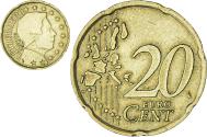 World Coins - Coin, Luxembourg, Henri, 20 Euro Cent, 2004, Utrecht, , Brass, KM:79
