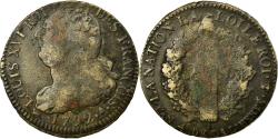 World Coins - Coin, France, 2 sols françois, 2 Sols, 1792, Paris, , Bronze