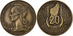 World Coins - Madagascar, 20 Francs, 1953, Paris, Aluminum-Bronze, , KM:7