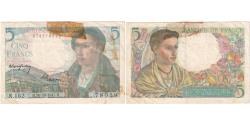 World Coins - France, 5 Francs, Berger, 1947-10-30, N.152, VF(20-25)