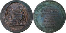 World Coins - France, Monneron de 5 Sols, 1792, Bronze,