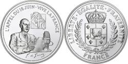 World Coins - France, Medal, De Gaulle, l'Appel du 18 juin, Copper Plated Steel,