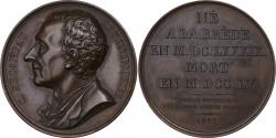 World Coins - France, Medal, Charles Louis Secondat de Montesquieu, 1817, Bronze, Caunois