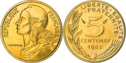 World Coins - Coin, France, Marianne, 5 Centimes, 1983, Paris, FDC,