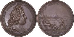 World Coins - France, Medal, Louis XIV, Prise de Cambrai, History, 1677, Mauger, Restrike