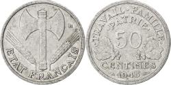 World Coins - Coin, France, Bazor, 50 Centimes, 1943, , Aluminum, KM:914.1