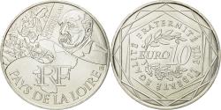 World Coins - France, 10 Euro, Pays de la Loire, 2012, , Silver, KM:1881