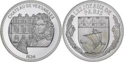 World Coins - France, Medal, Les Joyaux de Paris, Château de Versailles, Silver,