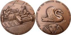 World Coins - France, Medal, Le Château de Chantilly, 1973, Bronze, Baron,