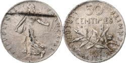 World Coins - France, 50 Centimes, Semeuse, 1899, Paris, Silver, , Gadoury:420