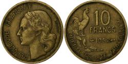 World Coins - France, 10 Francs, Guiraud, 1952, Beaumont - Le Roger, Aluminum-Bronze