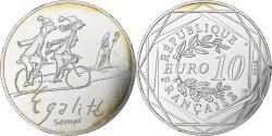 World Coins - France, 10 Euro, Sempé - Hiver - Égalité, 2014, Silver, , Gadoury:EU718