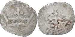 World Coins - France, Charles IV, Double Parisis, 1323-1328, Billon, , Duplessy:244b
