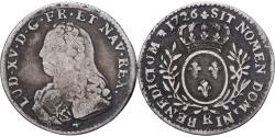 World Coins - France, Louis XV, 1/10 Écu aux branches d'olivier, 1726, Orléans,