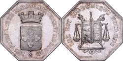 World Coins - France, Jeton Notaire, Arrondissement de Bourg, Silver, Charrasse,