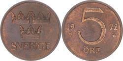 World Coins - Coin, Sweden, 5 Öre, 1972