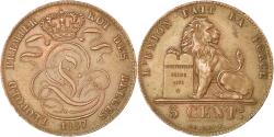 World Coins - Coin, Belgium, Leopold I, 5 Centimes, 1857, , Copper, KM:5.1