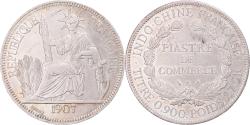 World Coins - Coin, FRENCH INDO-CHINA, Piastre, 1907, Paris, , Silver, KM:5a.1