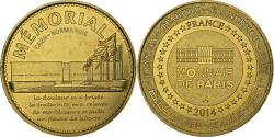 World Coins - France, Token, Caen - Mémorial n°5, 2014, Copper-nickel Aluminium, MDP
