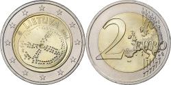 World Coins - Lithuania, 2 Euro, Baltic Culture, 2016, Vilnius, Bi-Metallic, MS(65-70)