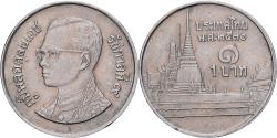 World Coins - Thailand, 1 Baht, 1987, Nickel,