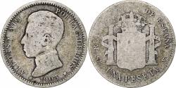 World Coins - Coin, Spain, Alfonso XIII, Peseta, 1903, Madrid, , Silver, KM:721